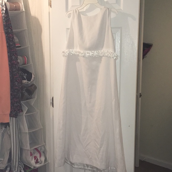 Women’s Medium Custom Made White Dress - Picture 1 of 3